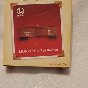 Lionel No. 714 Boxcar Ornament - Brown